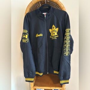 Vintage Roots Canada Salt Lake City 2002 Olympics Full Zip Athletic Jacket